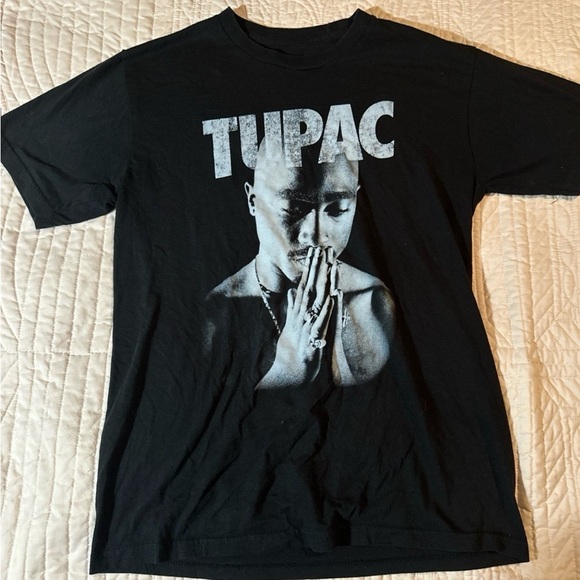 2PAC Other - 2PAC Men's T-Shirt Tupac Short Sleeve Round Neck Tee Top Black Size Small, NWOT